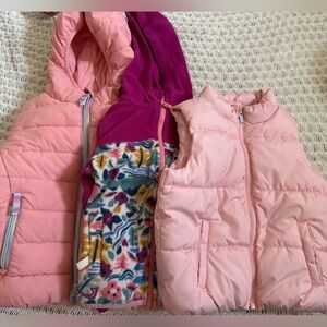 Pink Kids Puffer Jacket